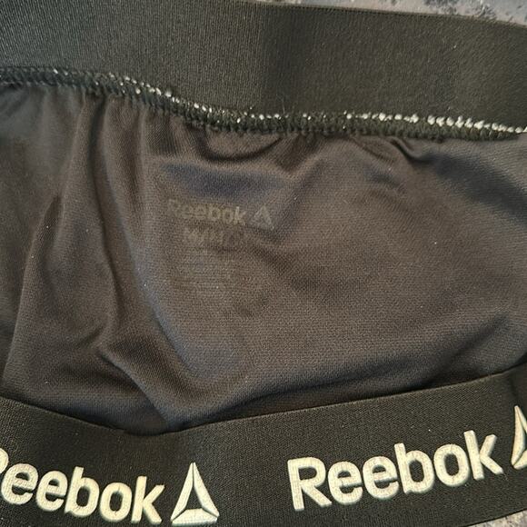 Gray Black And White Reebok Athletic Shorts With Pockets (worn once) - Picture 3 of 3